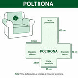 Nina - Quilted Sofa Cover Timeless