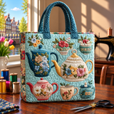 Gewatteerde tas - Bloemenpatroon