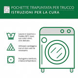 Adriana - Quilted toiletry bag Desertprint