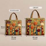 Gewatteerde tas - Giraffe