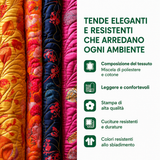 Eline - Quilted Curtains Whispering Leaves