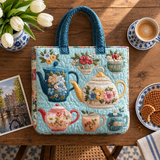 Gewatteerde tas - Bloemenpatroon