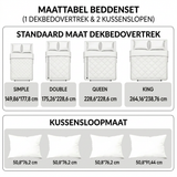 3-piece quilted duvet cover set - Harmony of the Forest