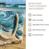 Handgemaakte strandtas | Elegante ballerina