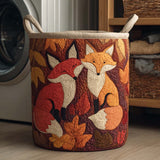 Lined Laundry Basket - Autumn Radiance
