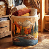 Upholstered Laundry Basket - Autumn River