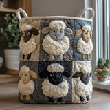 Upholstered Laundry Basket - Happy Home