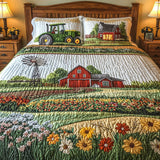 3-delige gestoffeerde bedset - Vrolijke Boerderij