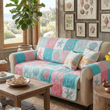 Saskia - Quilted Sofa Cover Haven on the Beach