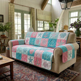 Saskia - Quilted Sofa Cover Haven on the Beach