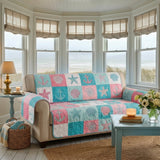 Saskia - Quilted Sofa Cover Haven on the Beach
