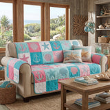 Saskia - Quilted Sofa Cover Haven on the Beach