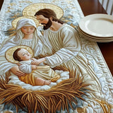 Quilted Tafelkleed - Licht van Bethlehem