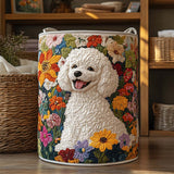 Upholstered Laundry Basket - Joie des Champs Fleuris