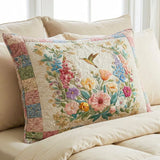 Quilted kussensloop - Bloemenvelden