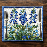 Wendy - Doorgestikte placemat Lupine Serenade
