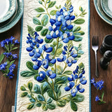 Quilted Table Runner - Serenade of Lupines