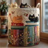 Upholstered Laundry Basket - Cat