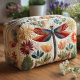 Fleur - Quilted Toiletry Bag Libel in Sky Blue