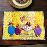 Eline - Gewatteerde placemat Van Kip