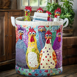 Quilted Laundry Basket - Poule Couture