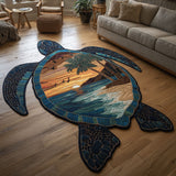 Zoë - Decorative Rug Turtle Paradise Coast Shape