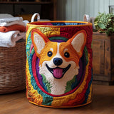 Upholstered Laundry Hamper - Corgi