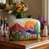 Bernadette - Quilted Washbag Sunrise in Desert