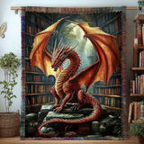 Bo - Quilted Blanket In Literature Dragon