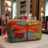 Veerle - Quilted Toiletry Bag Thorns and Flowers