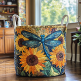 Lined Laundry Basket - Butterfly
