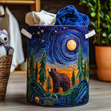 Upholstered Laundry Basket - Dreamy Teddy Bear