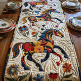 Painted Tablecloth - Galloping Horse