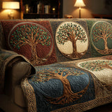 Tonnie - Quilted sofa cover Tree and Roots
