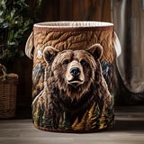 Lined Laundry Hamper - Bear Walk in the Woods