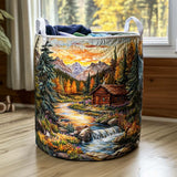Upholstered Laundry Basket - Woodland Outing