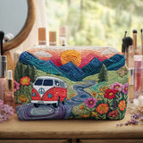 Femke - Quilted Toiletry Bag With Free Horizon