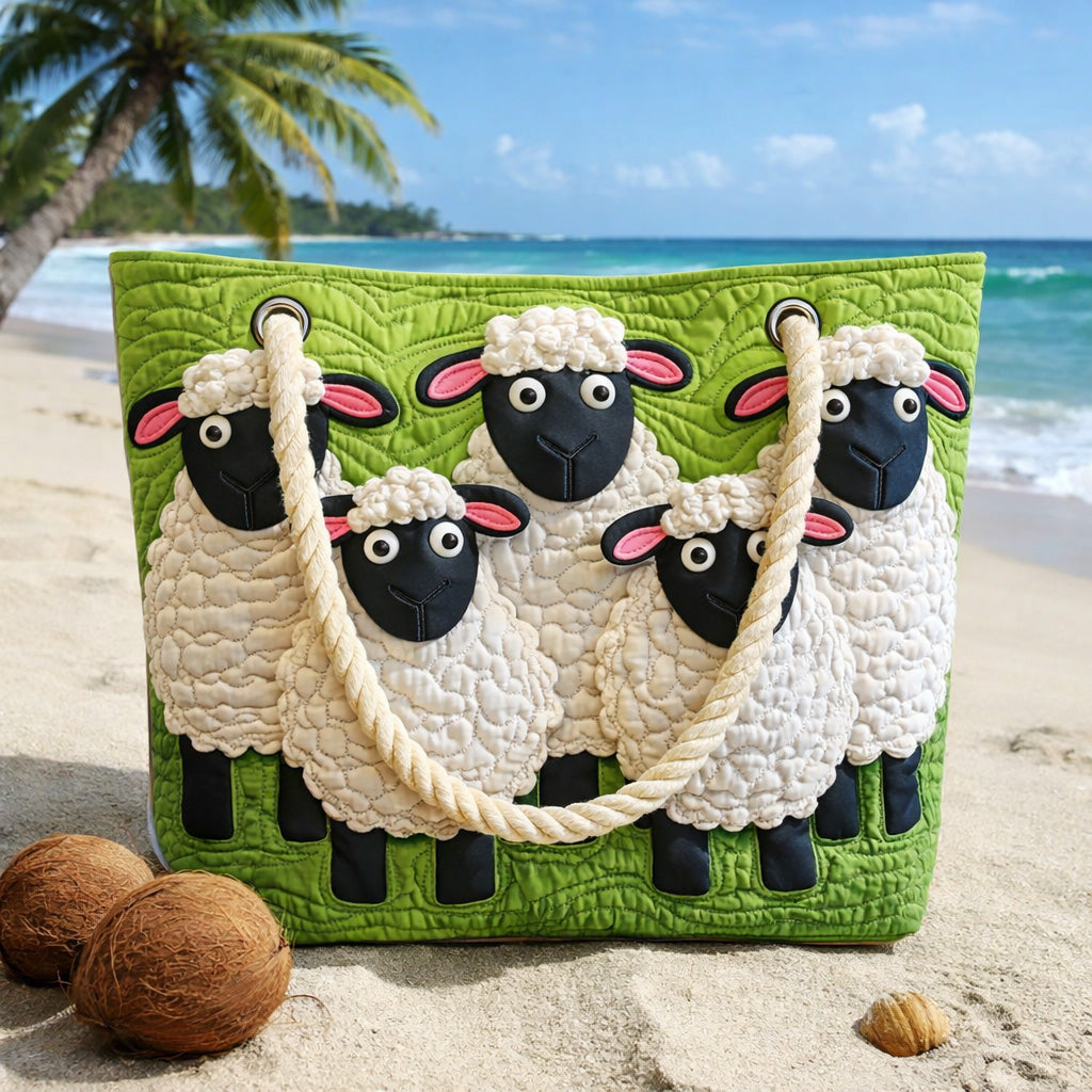 Handgemaakte Strandtas | Schaap Hemel