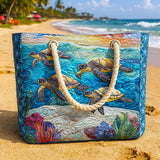 Handgemaakte Strandtas | Zeeschildpad