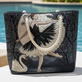 Handgemaakte strandtas | Elegante ballerina