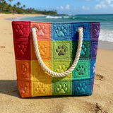 Handgemaakte Strandtas | Paw Patch
