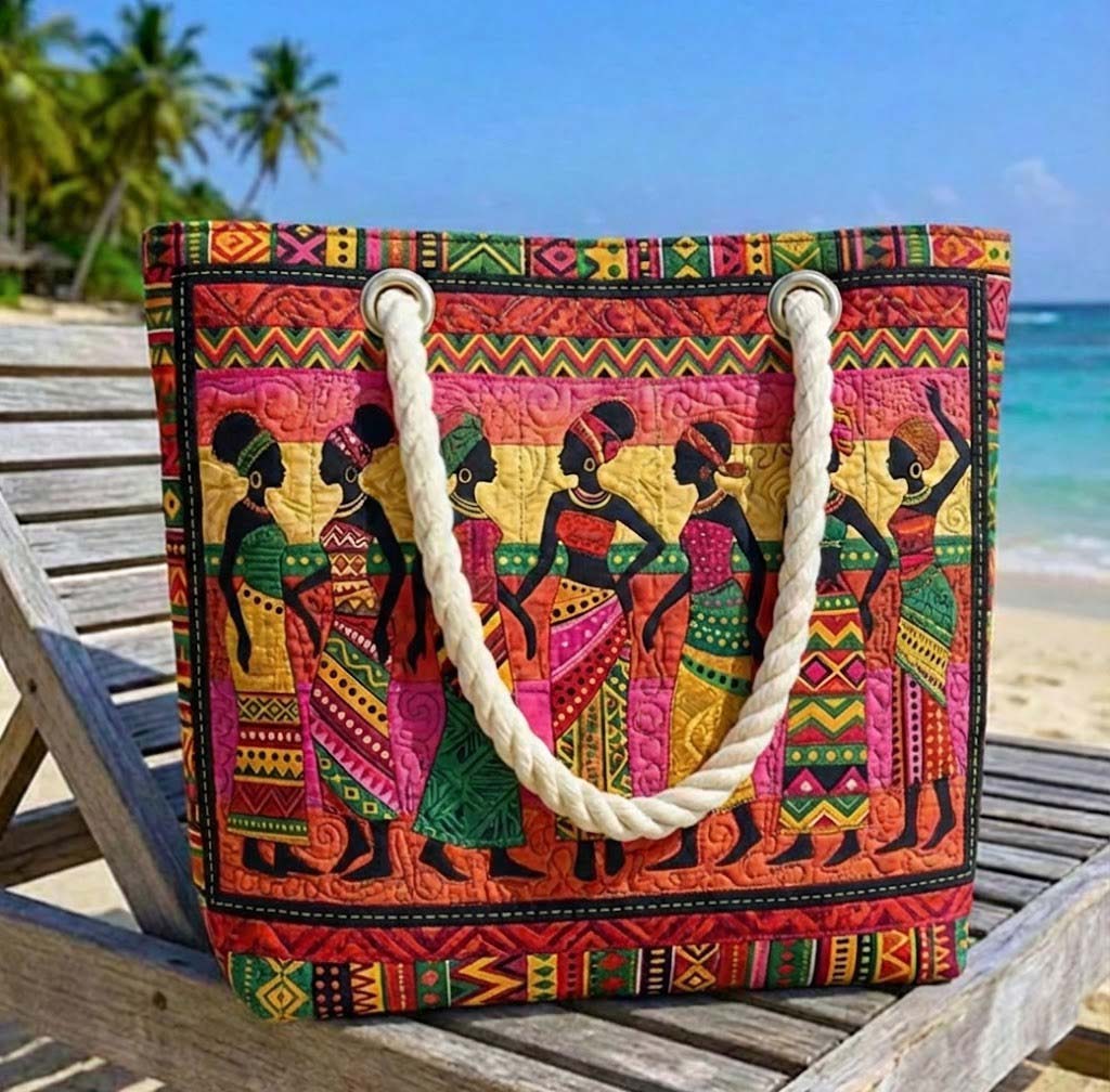 Handgemaakte Strandtas | Melanin Queens