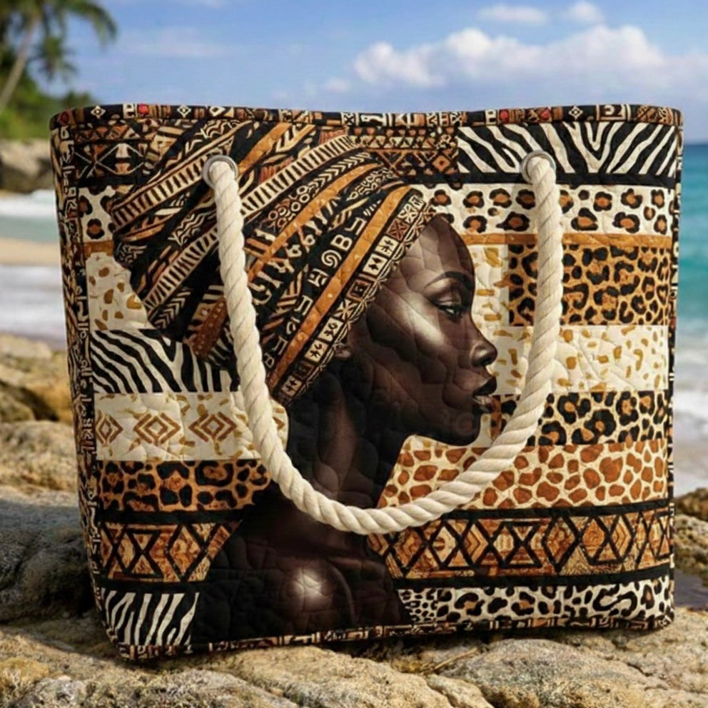 Handgemaakte Strandtas | Melanin Queen