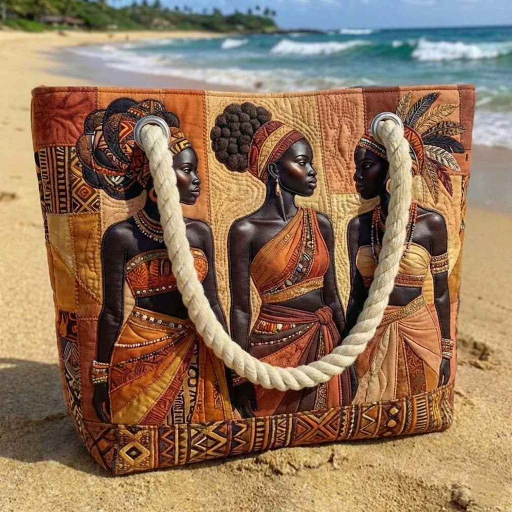Handgemaakte strandtas | Melanine Koninginnen Stralen