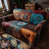 Klazina - Quilted sofa cover Harmonious Bloom