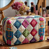Ellen - Quilted Christmas Soldier Toiletry Bag