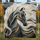 Monique - Quilted blanket Horse Grace