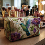 Kirsten - Quilted toiletry bag Colourful Hummingbird