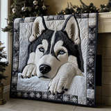 Renske - Quilted blanket Husky Dream