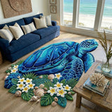 Lynn - Decorative Rug Personalized Island Turtle Shape